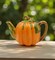 Ceramic Pumpkin Teapot for Pumpkin Spice Lovers, Gift for Her, Gift for Mom, Tea Party Décor, Café Décor, Fall Thanksgiving Decor